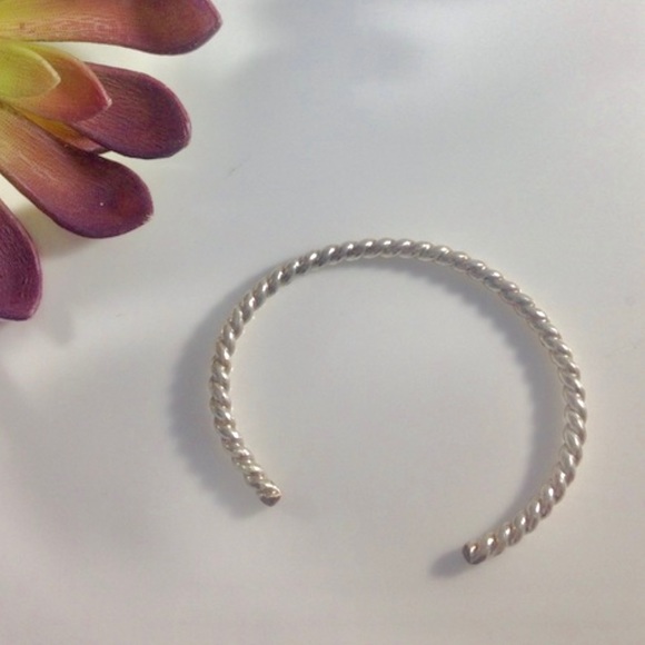 KatDJewelry Jewelry - Sterling Silver Rope Cuff Bracelet KatDJewelry Jewelry - Sterling Silver Rope Cuff Bracelet
